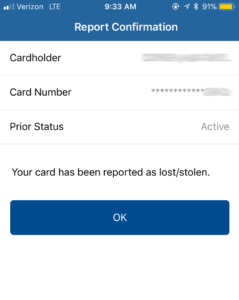 card report