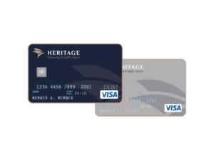 Heritage Financial CU credit and debit cards