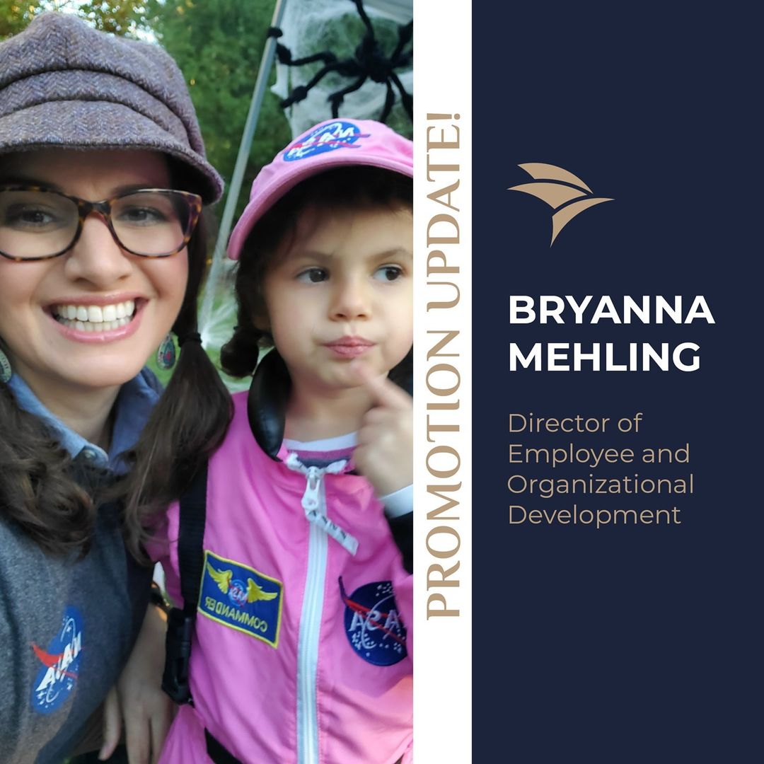 Congratulations to Bryanna Mehling on her promotion to Director of Employee and Organizational Development at HFCU!

With such a great role model, looks like someone is thinking about her future!

Thinking about a career with us? Visit https://heritagefcu.com/about/careers/ to view all job openings.