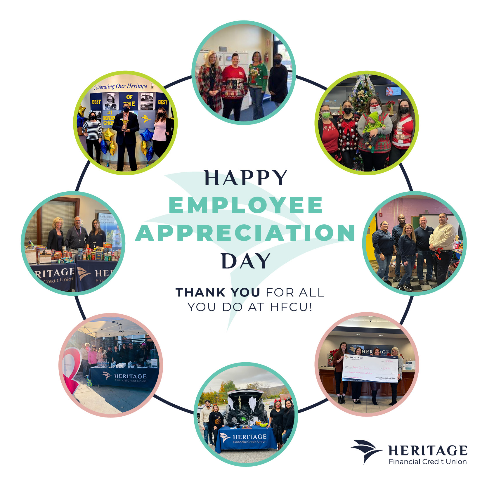 Each year on the first Friday in March, we are given an extra reason to thank our employees for all that they’ve done and continue to do while working for our Credit Union!